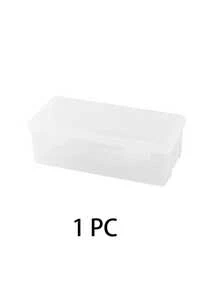 Caja de almacenamiento transparente de gran capacidad de PP, organizador de escritorio para bolígrafos de colores, lápices, pinceles, artículos de papelería para estudiantes, estuche de lápices minimalista y creativo - A - Ver 10