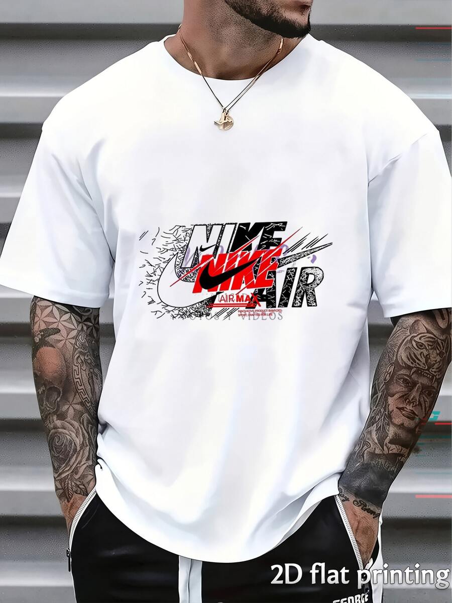 Camisetas masculinas - Branco - Ver 1