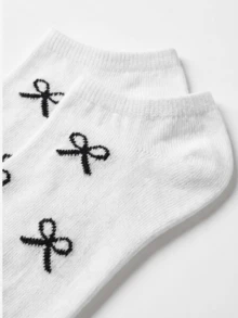 1/5 pares de calcetines finos, cómodos y transpirables con lazo invisible y antideslizante para mujeres, para primavera/verano - Multicolor - Ver 10