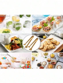 1个金色不锈钢心形咖啡/糖果夹，糖果/零食架，派对/餐桌用品，婚礼用品，适合家庭聚会、生日、婚礼和圣诞节 - 彩色 - 查看 7