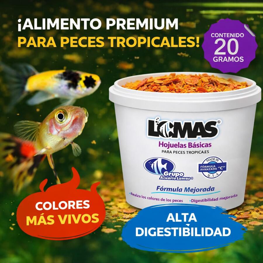 FANCY PETS Basic Fish Flakes 20g - Yellow - View 1