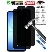 Miếng dán màn hình điện thoại Android, 2 miếng, độ cứng 9H, chống nhìn trộm, bảo mật, kính cường lực, tương thích với Samsung A05 A05s A06 A16 A12 A13 4G A14 A15 A17 A22 5G A23 5G A25 A32 4G A32 5G A33 5G A34 A35 A36 A50 A51 A52 A53 5G A54 A54 5G A55 5G A56 A70, độ bảo mật 99%, trong suốt, chống dầu mỡ, chống vân tay, chống trầy xước, cảm ứng nhạy, không bọt khí, dễ dàng lắp đặt, quà tặng Ngày của Mẹ. - màu đen - Xem 6