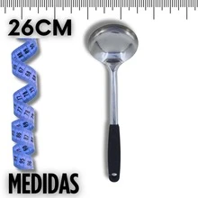 Concha Inox Para Servir Feijão Sopa Molho Resistente Alta Qu - KIT 04 UNIDADES - Visão 8