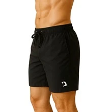 KIT 3 Camiseta + 3 Short Tactel Elastano Bermuda Dry Fit Masculina BERZEK Old School Academia Original 6 PEÇAS - Preto, Azul e Branco - Visão 10
