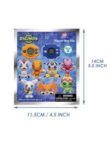 TOEI ANIMATION 3D Figure In Surprise Box, Officially Licensed, Keychain With Bag Clip, Anime Figure, Anime Collectible Keychain, Kering Backpack Decoration, 1 Piece - MN-70715 Series 3 - View 4