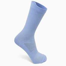 Adult Polyamide Running Socks With 3D Cuff, Breathable, Thermal Comfort, High Performance, Spinning, Cycling - 2 Pairs Blue - View 5