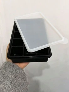 1pc/15-Cavity Silicone Ice Cube Tray With Spill-Proof Lid - Stackable, Dishwasher , Portable & Space-Saving, Suitable For Cocktails, Beverages, Outdoor Meals, Drink Cooling, Compact Storage, High-Quality Mold, Freezer Storage, Home Bartender - Multicolor - View 10