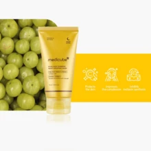 Medicube Kojic Acid Turmeric Overnight Wrapping Peel Off Mask – Brightens & Defends Against Skin Stress For A Clear, Glowing Complexion, Korean Skincare, 2.53 Fl. Oz. - 黃色 - 查看 3