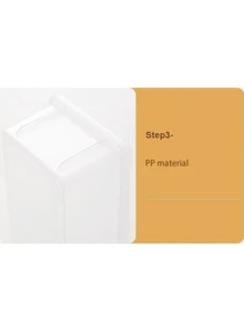 Caja de almacenamiento transparente de gran capacidad de PP, organizador de escritorio para bolígrafos de colores, lápices, pinceles, artículos de papelería para estudiantes, estuche de lápices minimalista y creativo - A - Ver 7