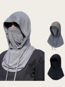 夏季全脸防晒帽，丝滑透气颈套，适合驾驶和骑行时佩戴，可作面罩、颈部防护，也适合海滩和度假使用。 - A - 查看 2