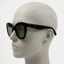 Celine 3點蝴蝶框太陽鏡，亞洲適合CL4005FN - CL4005FN4901N 黑色 - 查看 2