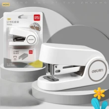 26/6 便携式桌面订书机，办公用品文具工具 - 多色 - 查看 4