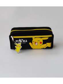 pokemon Hộp bút hoạt hình mới dành cho học sinh tiểu học, kiểu dáng anime, túi đựng văn phòng phẩm hai lớp dung tích lớn dễ thương. - Nhiều màu - Xem 5