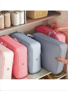 拉链压缩袋、羽绒被收纳袋、家居衣物收纳袋、毯子压缩整理袋、旅行及书包收纳袋 - 彩色 - 查看 7