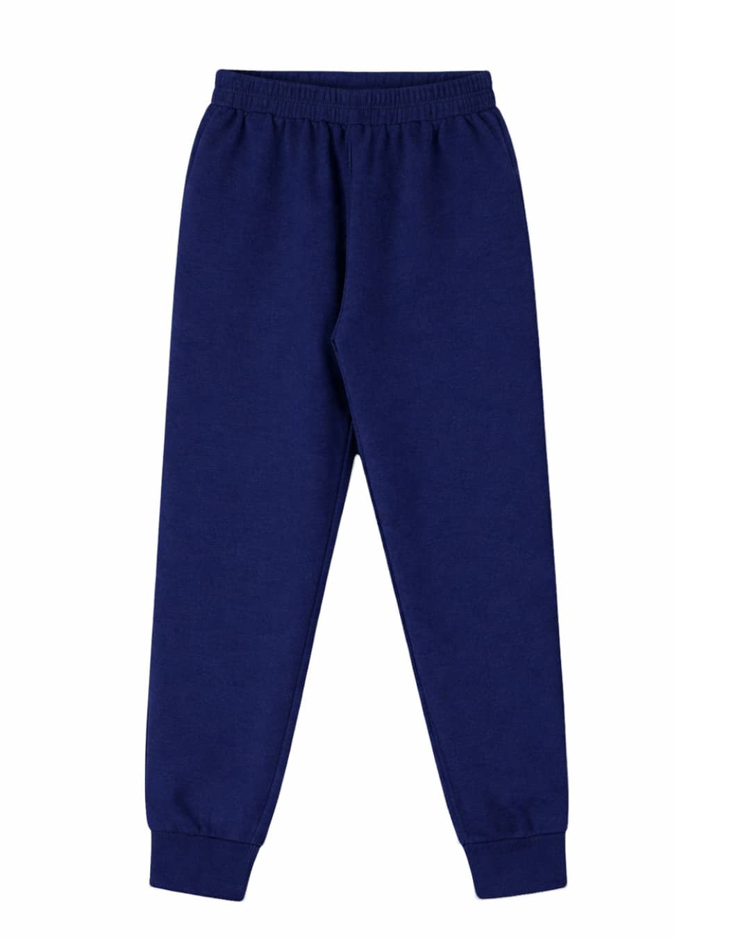 Unisex Children's School Sweatpants With Cuffs For Cold Weather, Boys And Girls, Sizes 4 To 16 - Màu xanh hải quân - Xem 1