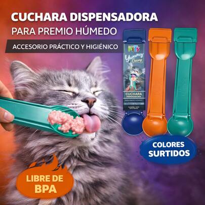 FANCY PETS 1 PIEZA Cuchara Dispensadora Para Premios Cremosos Perro Gato | Dosificador De Snacks Tipo Yummy Creamy Control De Porciones Reutilizable Accesorio Para Alimentación Y Entrenamiento