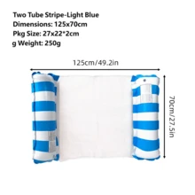 1pc Adult PVC Inflatable Floating Lounger, Suitable For Swimming Pool & Beach, Portable, No Electricity Needed, Comfortable & Durable, Lightweight, Relaxing, Quick Inflation, Suitable For Adults - Floating Liner - View 15