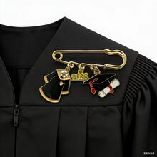 博士毕业季学位帽及学位服配件，学生毕业礼物配饰 - 彩色 - 查看 2