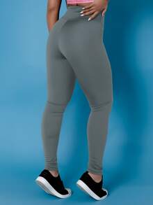 Kit 2 Pants Thermal Leggings Plush Winter Leg Felpuda Flannel Tarelles - Dark Grey - View 4