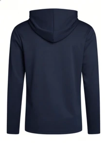 Men's Summer Tops, Men's Hoodies, Men's Long-Sleeved T-Shirts, Men's Fishing Clothing, Men's Work Clothes, Men's Sun Protection Clothing, Quick-Drying Fabric, Suitable For Fitness, Outdoor Activities Such As Cycling And Fishing. - Màu xanh hải quân - Xem 7