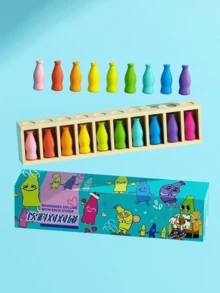1 /2 Sets - Mini Colorful Bottle Matching Game, Fun Bottle Guessing Challenge, Ideal Gift For Valentine's Day, New Year, Party Or Birthday, Includes Colored Bottles And Box, Can Be Played With Family, Friends And Groups During Holidays - Multicolor - View 14