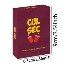 Cul Sec 是一款完美的法式饮酒卡牌游戏，包含 55 张卡牌设计，营造氛围，是游戏之夜的完美之选，也是理想的 21 岁生日礼物，更是情人节和圣诞节的最佳选择。 - Cul Sec - 查看 8