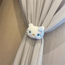 SANRIO 三麗鷗 1/2 Hello Kitty 桂皮捲窗簾繩 - 可愛窗戶裝飾附彈性帶，適用於臥室、客廳、廚房 - 三麗鷗粉絲的完美禮物、家居裝飾、趣味設計、柔軟面料、裝飾配件、生日禮物、情人節、婚禮、母親節 - 卡通 - 查看 8