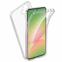 Meloenvias Funda 2 Piezas para Samsung S26 Carcasa 360 grados, Doble Cara, capa transparente full body delantera + trasera, 2 piezas - transparente - Ver 2
