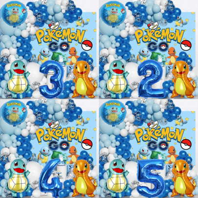 Globos de aluminio con estilo azul que incluyen azul y amarillo, decoraciones para fiestas de cumpleaños, combinación de globos de feliz cumpleaños perfecta para regalos de cumpleaños de adultos, decoración de pared con globos