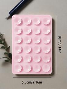 3pcs Silicone Phone Holder Set, Suction Cup Phone Stand, Hands-Free Phone Grip, Ring Holder, Compatible With IOS And Android Phones, Suitable For Smooth Glass Phone Backs, Not Suitable For Rough Matte Phone Backs. White + Black + Pink + Transparent + Rose Red, Easter Parade Spring Festival - Multicolor - View 8