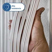 HOMYGO - PVC Door Curtain 90x210cm Anti-Insect | Indoor/Outdoor Use | Durable Aluminum Bar | Easy Installation | Various Colors - 咖啡棕 - 查看 6