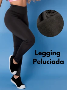 Kit 2 Pants Thermal Leggings Plush Winter Leg Felpuda Flannel Tarelles - 霧霾藍 - 查看 2