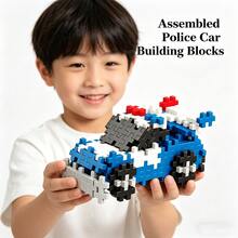 Xe hơi mini lắp ráp, đồ chơi STEM giáo dục tự lắp ghép 3D, trò chơi xếp hình sáng tạo, quà sinh nhật cho bé trai và bé gái từ 3 tuổi trở lên. - Nhiều màu - Xem 9