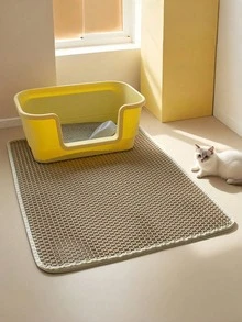 1pc Double-Layer EVA Cat Litter Mat Washable Anti-Tracking Anti-Splash Cat Paw Pad Cat Litter Box Cat Supplies - Multicolor - View 24