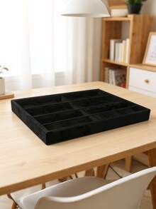 Fashion Eyeglasses Storage Tray, Eyeglasses Storage Box, Drawer Organizer, Stackable Display Case, Earrings Necklaces Bracelets Rings Hair Clips Hair Bands, Scratch-Resistant Soft Lining, Fits Standard Drawers - Multicolor - View 13