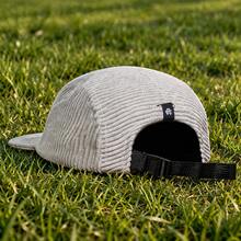 Anth Co Five Panel Original Flat Brim Velvet Cap - Màu Xám nhạt - Xem 4