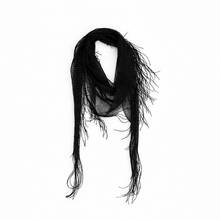 1件金属光泽金银色发箍、流苏三角围巾、露背上衣，嘻哈街头风 - 彩色 - 查看 14