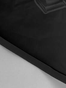 1pc Customized Personalized Hair Salon Apron, Printable Logo & Text, Professional Durable Lightweight Breathable Unisex Work Apron - Black - View 7