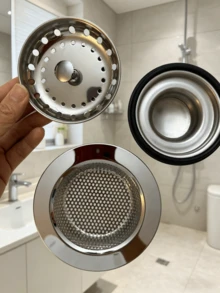 Gold Sink Strainer Set, Multi-Functional Sink Drain Catcher To Prevent Clogging - Multicolor - View 3