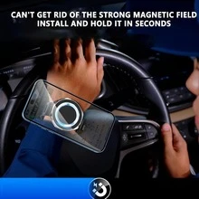 Adjustable Special-Shaped Phone Pull-Push Magnetic Phone Holder, Dual-Sided Strong Magnetic Attachment For Indoor Fitness Bike, Treadmill, Sports, Wrist Strap Live Broadcast Phone Stand, Phone Accessories Mother's Day Gift - Multicolor - View 5