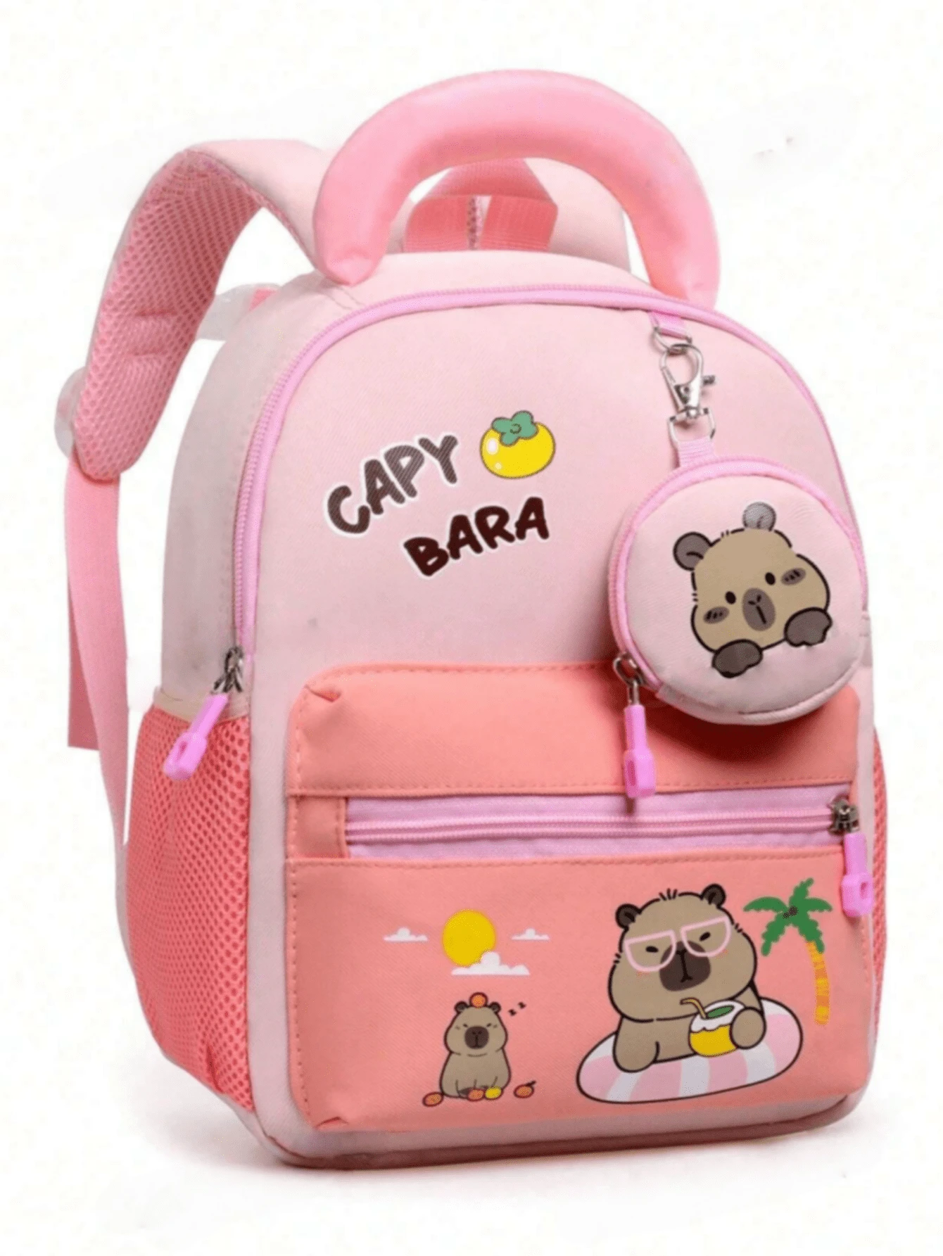 New Cartoon Fashionable Minimalist Elegant Versatile Comfortable Cute Travel Large Capacity Multi-Function Backpack - Pink - View 1