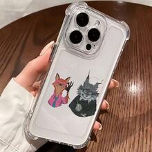 Appleおよびスマートフォンに対応。プレミアムTPU素材を使用し、エアバッグ落下保護設計を採用。IDカード用のカードホルダー付き。 狐キャラクター猫キャラクターケース  11  17e 手机壳  17e 手机壳 家族、恋人、友人、そして子供たちへのプレゼントに最適です。  14 Pro/17 Pro Max/17/A55 5G/13/15 Pro Max/12 Pro/15 Plus/A26 5G/16e/12/16 Pro Max/A34/16 Plus/12 Pro Max/15 Pro/A25/14 Plus/A53 5G/A56 5G/15/17 Pro/Apple  Air/14/A14/16 Pro/11 Pro Max/A54 5G/A15 5G/A36 5G/13 Pro Max/ 13 pro/A35 5G/14 Pro Max/16/17e/11 Pro - クリア - チェックする 4
