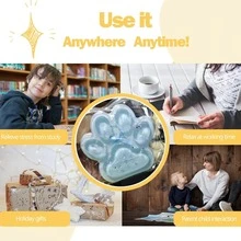 Large Size Soft Cute Cat Paw Squeeze Toy, Slow Rebound Stress Relief Toy, Suitable For Children And Adults, Party Decor Gift - Multicolor - View 7