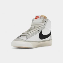 Nike Blazer Mid 77 Pro Club White Black Light Bone Summit White - Black - View 4
