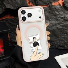マグネット式黄ばみ防止 | 高級感あふれる2in1アクリルマグネット式スマホケース！スタイリッシュで手触りも良く、実用的な保護機能とマグネット式・耐衝撃設計を融合させた、高級感あふれるケースです。 アニメ風写真ケース  11  17e 手机壳  17e 手机壳 家族、恋人、友人、そして子供たちへのプレゼントに最適です。  14 Plus/16 Pro Max/13 Pro Max/17 Pro/17/15 Pro/12 Pro Max/12/16 Pro/Apple  Air/15 Pro Max/17e/14/16e/11 Pro/17 Pro Max/12 Pro/15 Plus/11 Pro Max/ 13 pro/13/15/16 Plus/14 Pro/16/14 Pro Max - ピンク - チェックする 26
