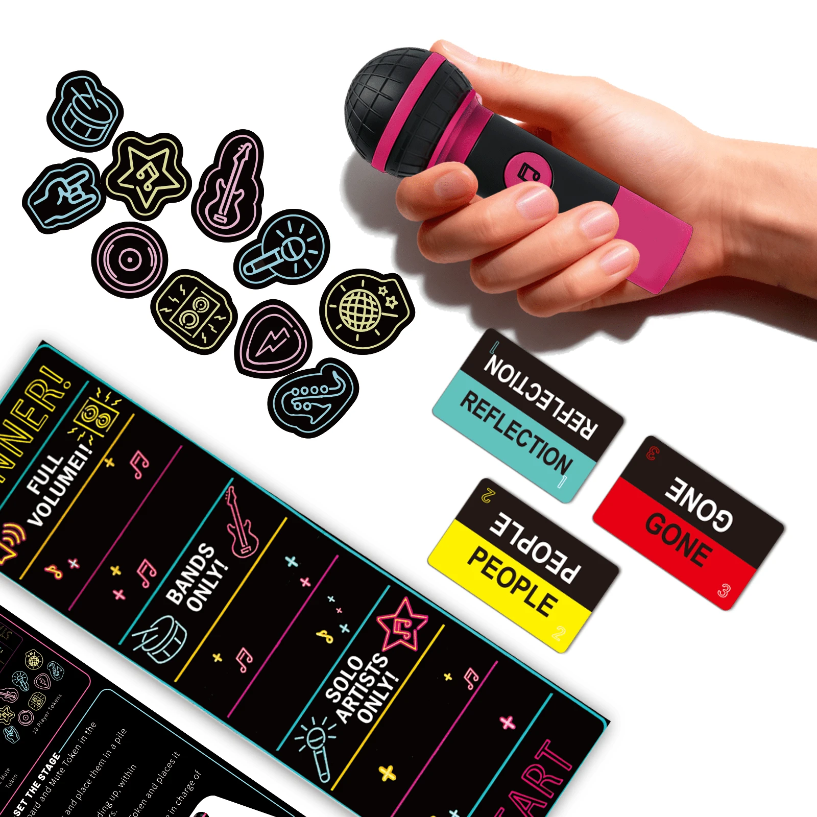 - A Karaoke Party Game For 2-10 Players - "Terrible Singer" Board Game - 250 Lyric Cards, Fun Game Night, Birthday Party, Family Gathering Ice Breaker, Music Game, Family Card Game