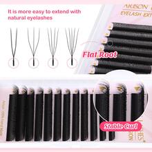 ARISON 12 Rows New U Lash Shape MIX8-15mm 0.07 Thickness Eyelash Extensions U YY/3D/4D/5D Lash Shaped Bloom Eye Lashes Soft And Natural Premade Fan Lash Extensions - View 3