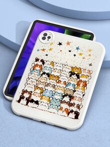 1个可爱卡通49只猫咪合照平板电脑保护套，防震平板电脑保护套，适用于三星Galaxy Tab A7 LITE、Pro 11英寸（2021款，第十代） - 彩色 - 查看 4