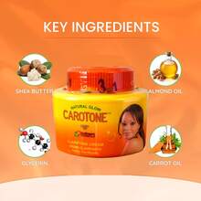 Carotene Essence Moisturizing Body Cream, Suitable For Normal, Dry, And Sensitive Skin. Protects Against Dryness. Carotene Body Moisturizing Cream - Enhances Skin Elasticity And Provides Deep Hydration For Dry Skin. - 橘色 - 查看 6