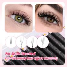 ARISON 12 Rows New U Lash Shape MIX8-15mm 0.07 Thickness Eyelash Extensions U YY/3D/4D/5D Lash Shaped Bloom Eye Lashes Soft And Natural Premade Fan Lash Extensions - View 7